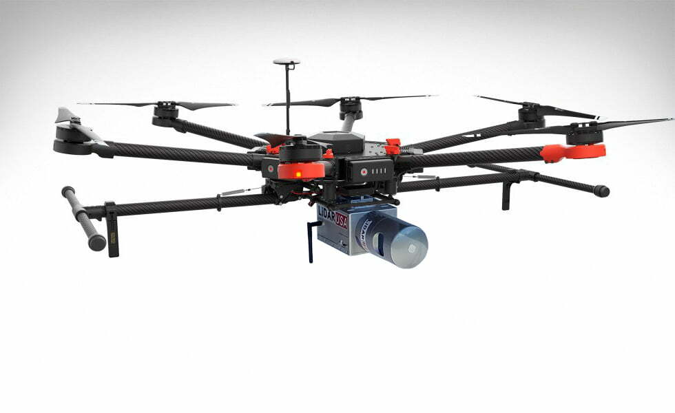 Лидар ScanLook на DJI Matrice 600