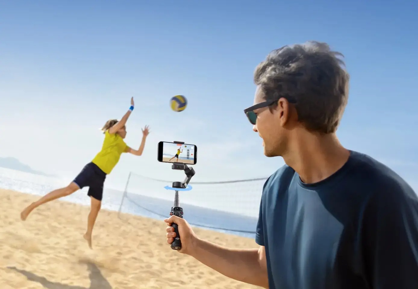 DJI Osmo Mobile 8 — вращение 360°