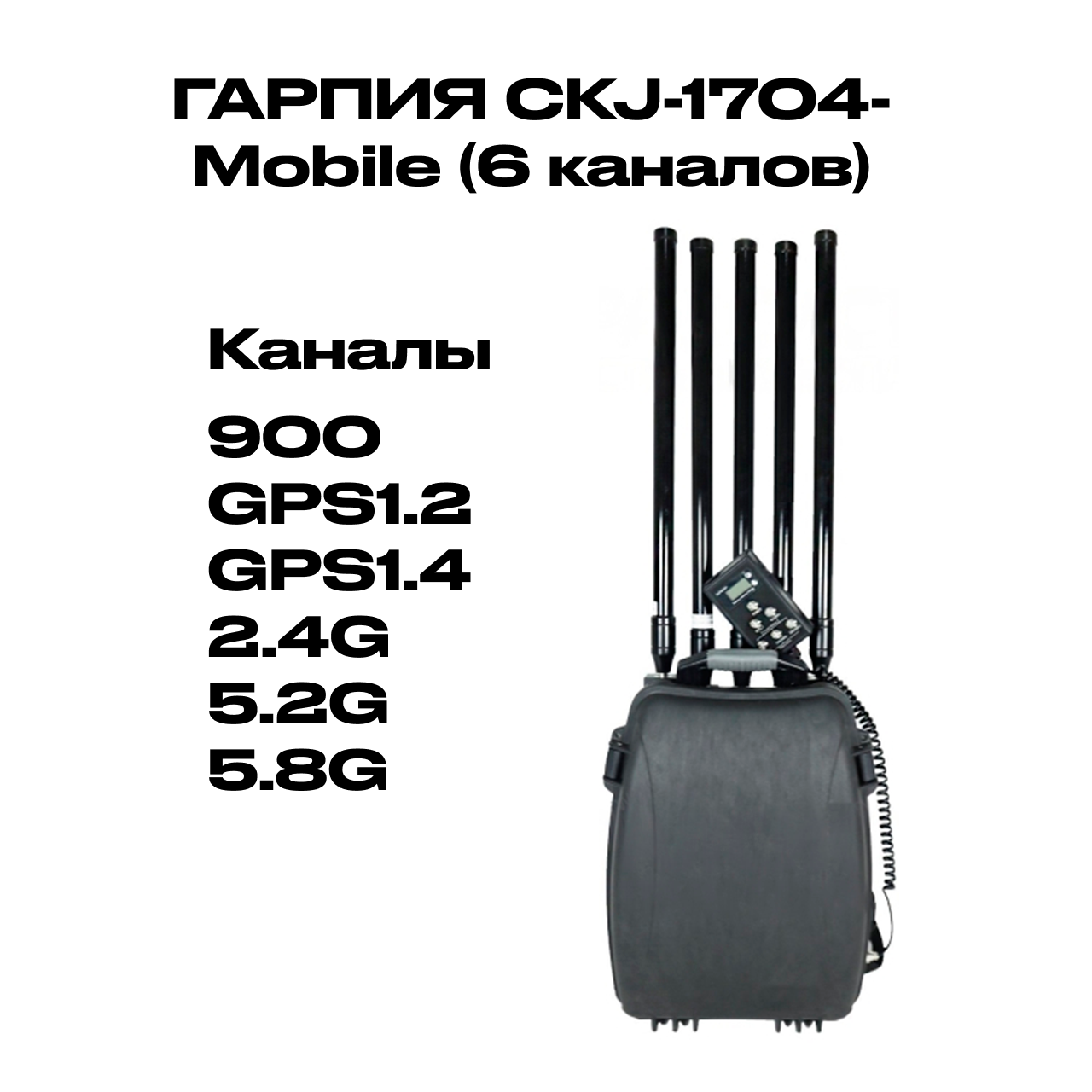 ГАРПИЯ CKJ-1704-Mobile (6 каналов)