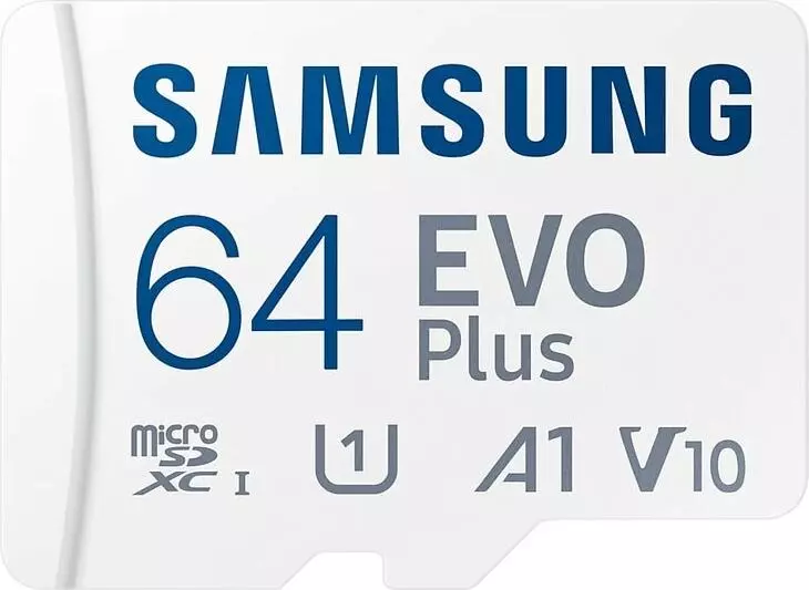 Карта памяти Samsung microSD EVO Plus 64 ГБ