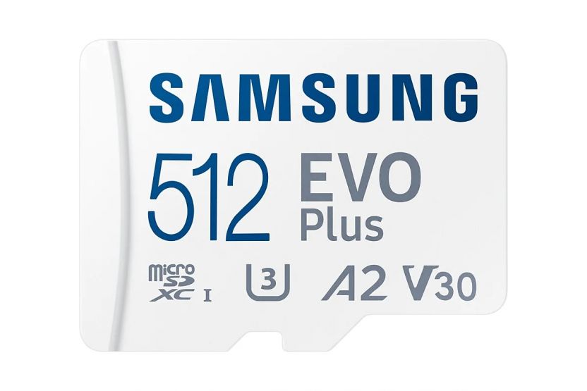 SD Карта памяти microSDXC UHS-I U3 Samsung EVO PLUS 512 ГБ