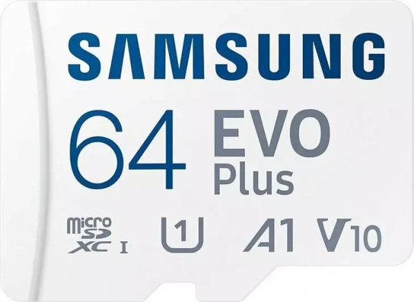 Карта памяти Samsung microSD EVO Plus 64 ГБ