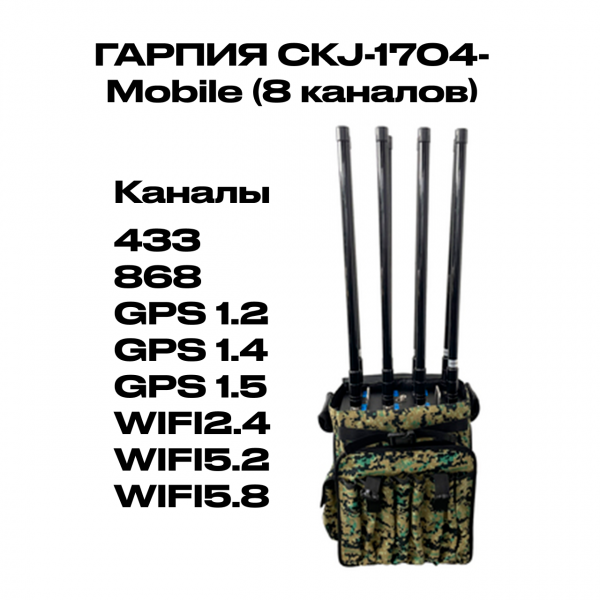 ГАРПИЯ CKJ-1704-Mobile (8 каналов)